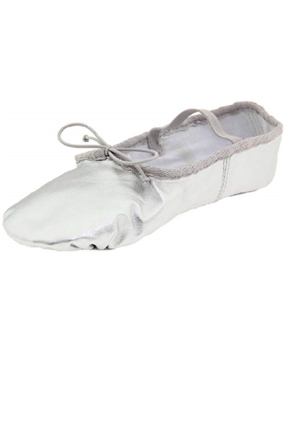 Picture of Dance Class Women's Silver Leather Ballet
