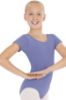 lilac short sleeved leotard