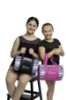 striped sequins dance bag