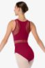 tank mesh leotard