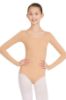 light sun tan long sleeved leotard