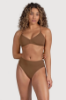Bloch Ladies High Waist and High Legline Brief - Almond