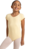 Capezio Child Short Sleeve Cotton Leotard - Front